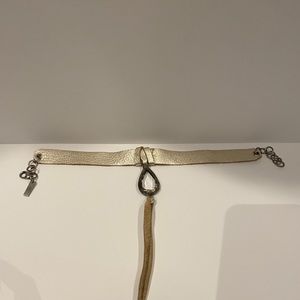 Crystal Leather Chocker